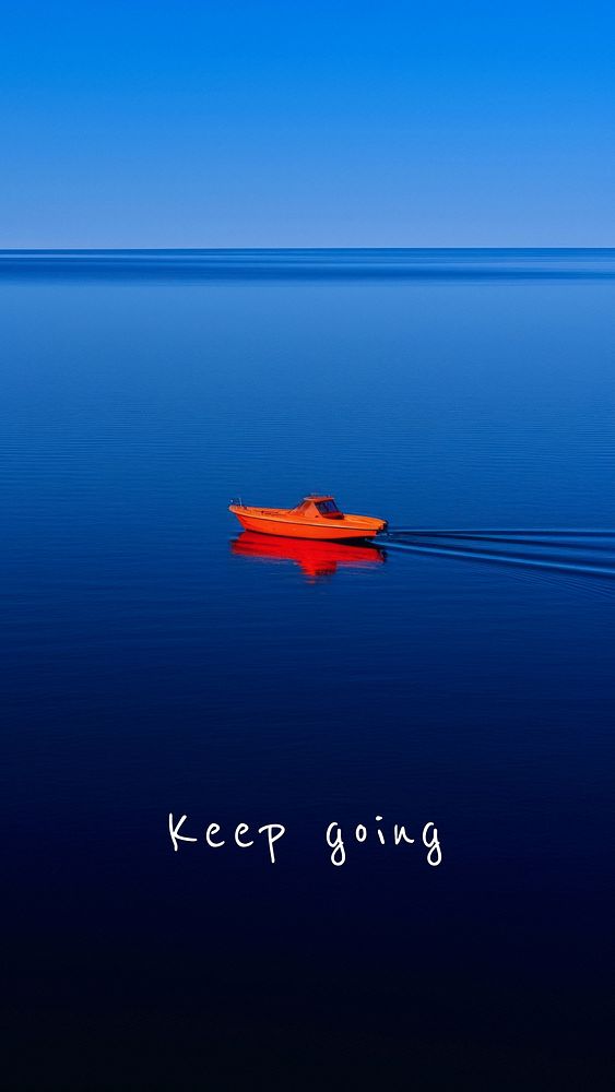 Keep going quote  mobile phone wallpaper template