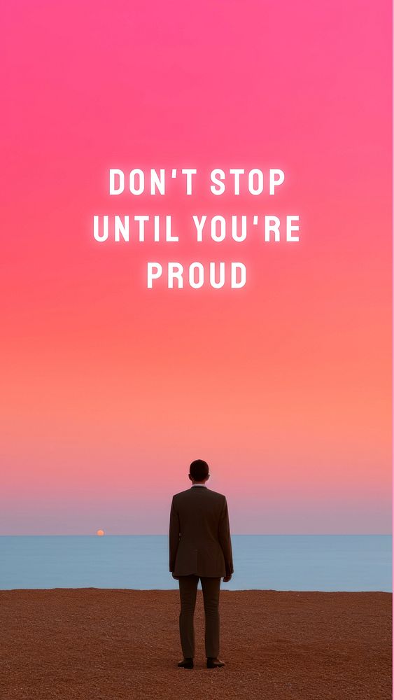 Motivational  quote Instagram story template