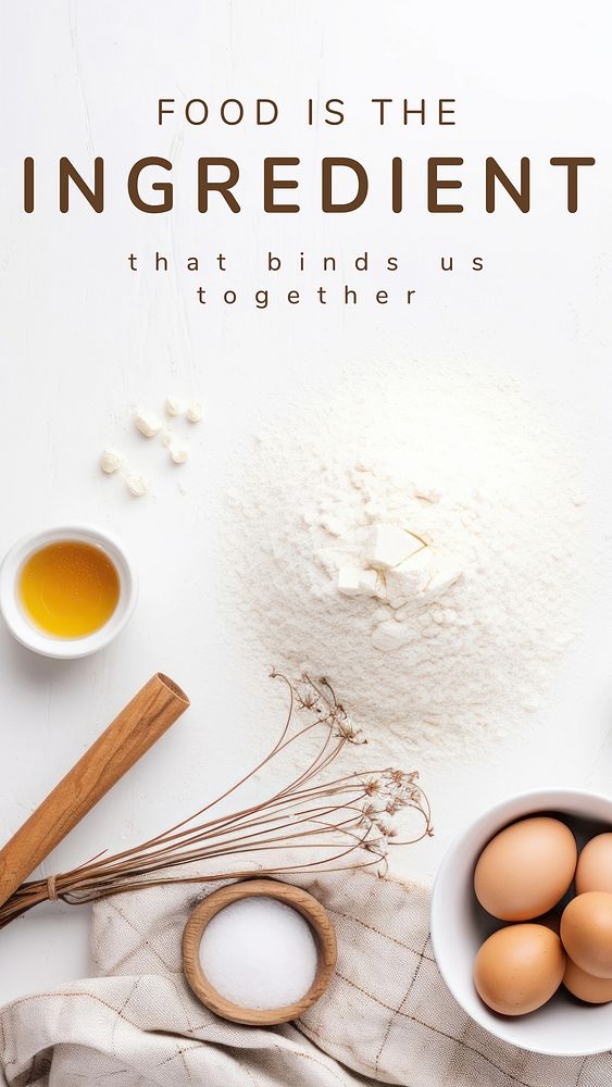 Food quote Instagram story template