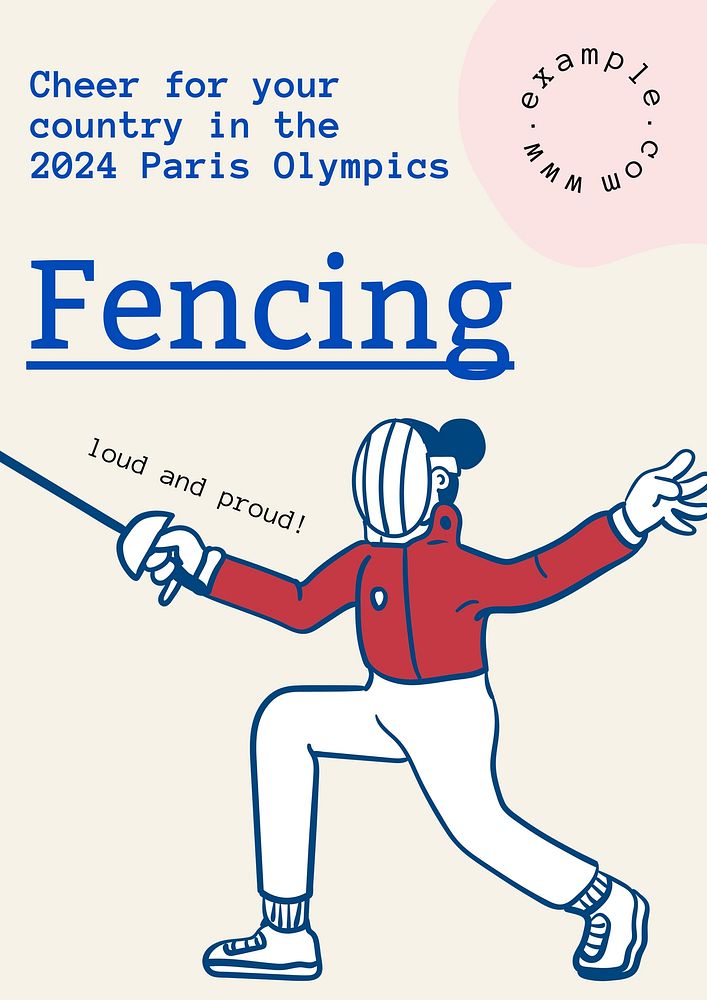 2024 Olympics poster template