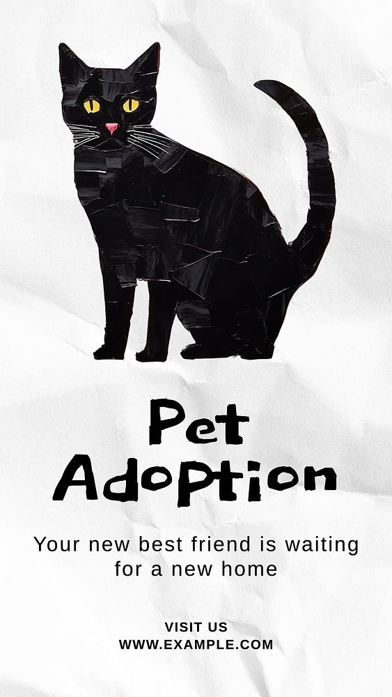 Pet adoption  Instagram post template