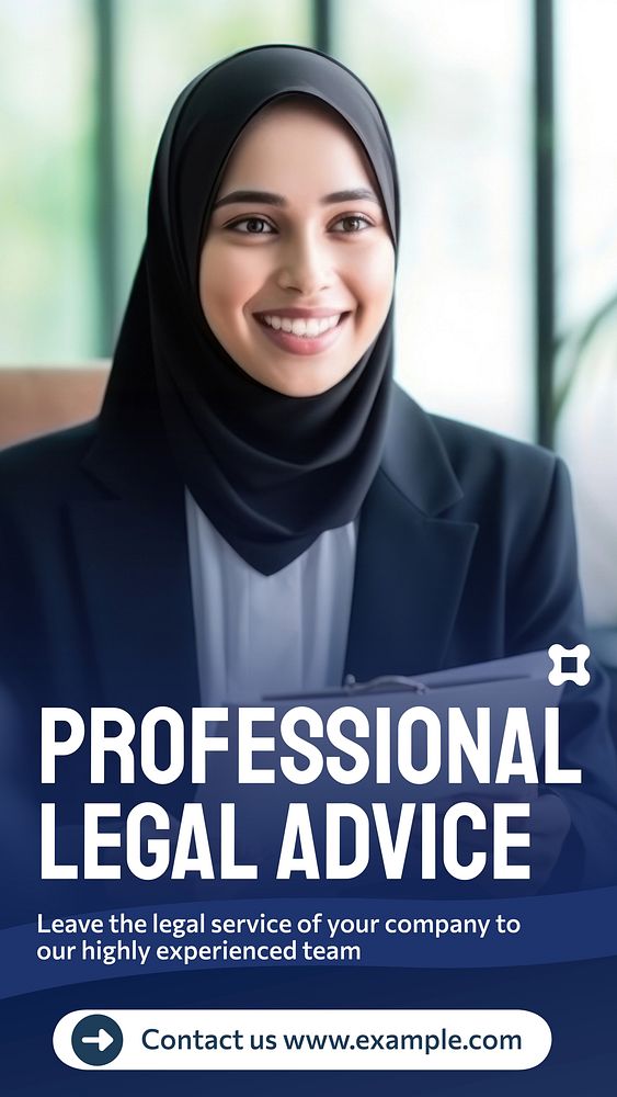 Legal advice Instagram story template