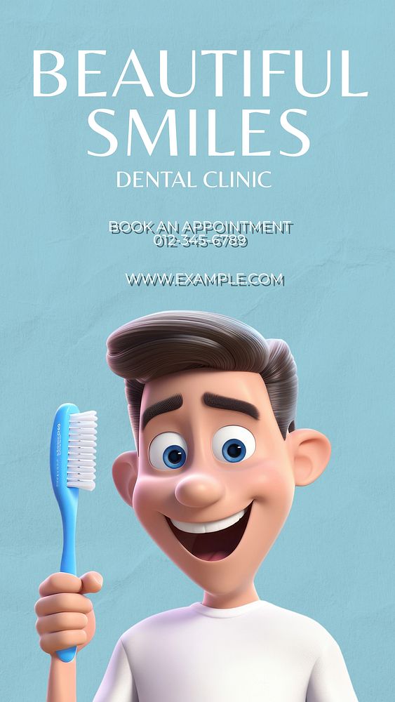 Dental clinic    Instagram story temple