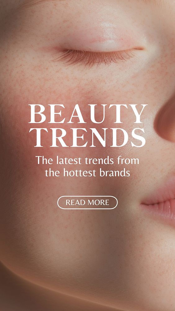 Beauty trends Instagram post template