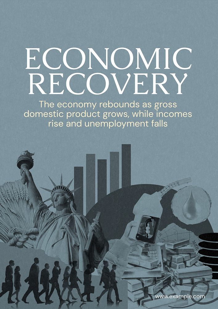 Economic Recovery   poster template