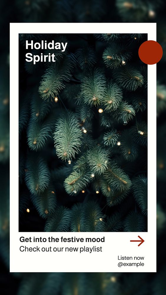 Christmas holiday  Instagram post template