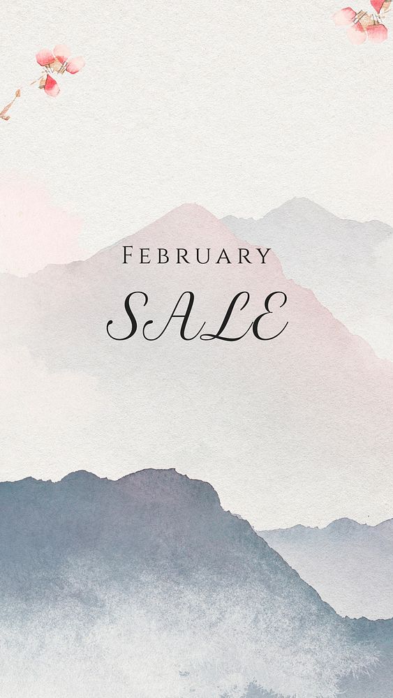 February sale inspiration template