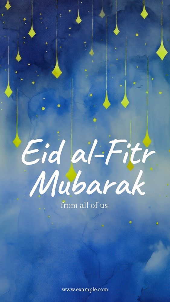 Eid al-Fitr Mubarak Facebook story template