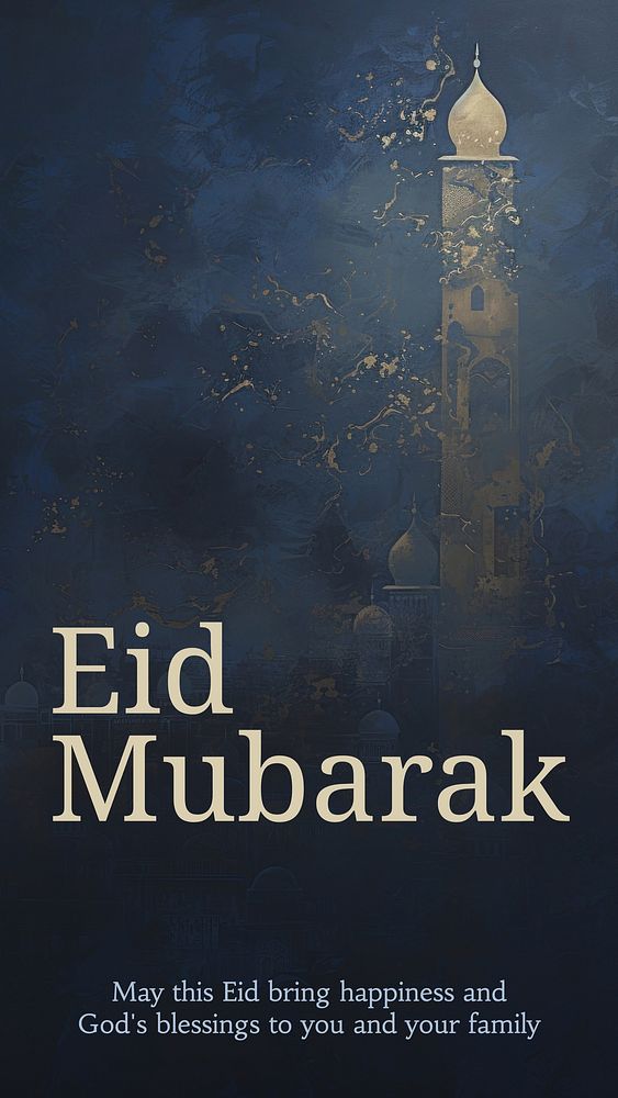 Eid Mubarak Facebook story template