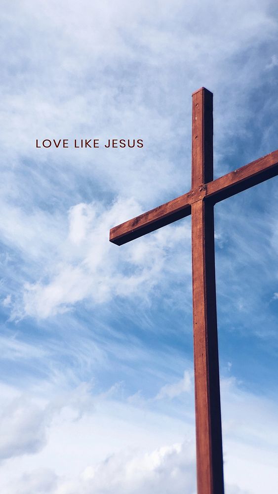 Love like Jesus Instagram story template