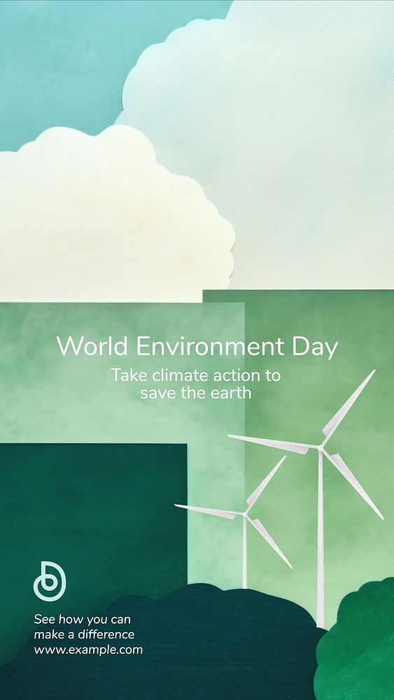World environment day Facebook story mplate