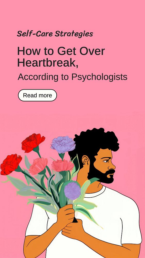 Get over heartbreak  Instagram story temple