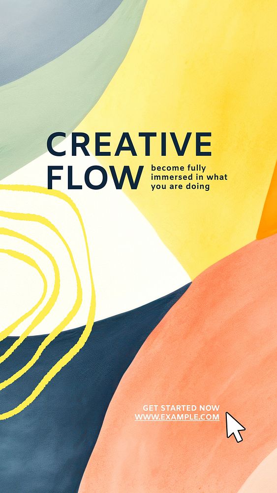 Creative flow Instagram story template