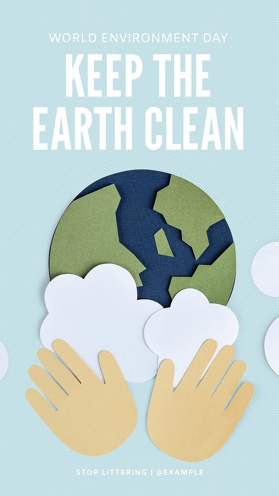 World Environment Day Facebook story template