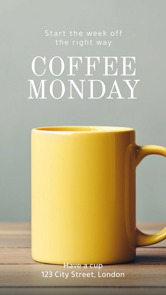 Coffee Monday Instagram story template