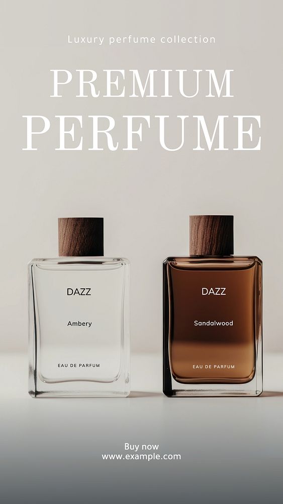 Premium perfume Instagram story template