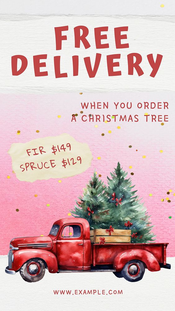 Free delivery    Instagram story temple