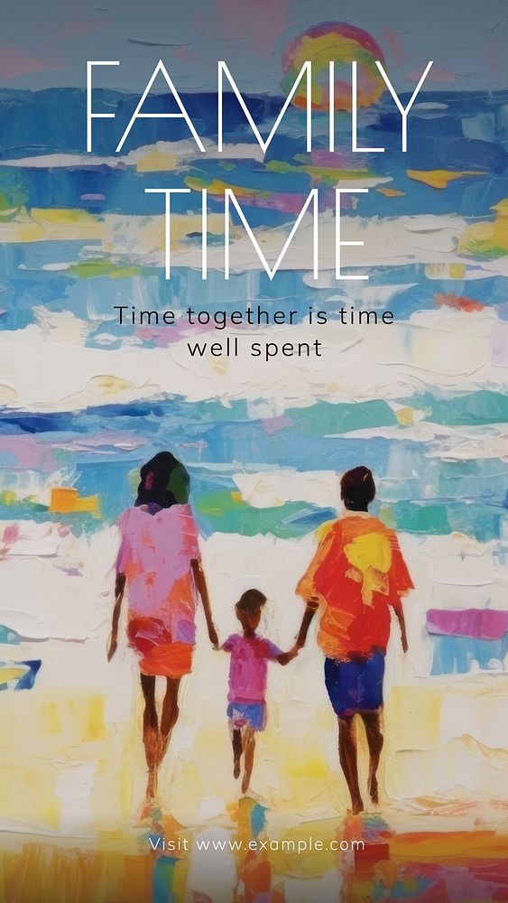 Family time Instagram story template
