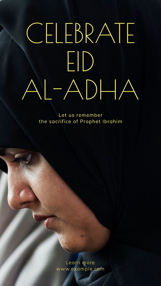 Eid al-Adha Facebook story template