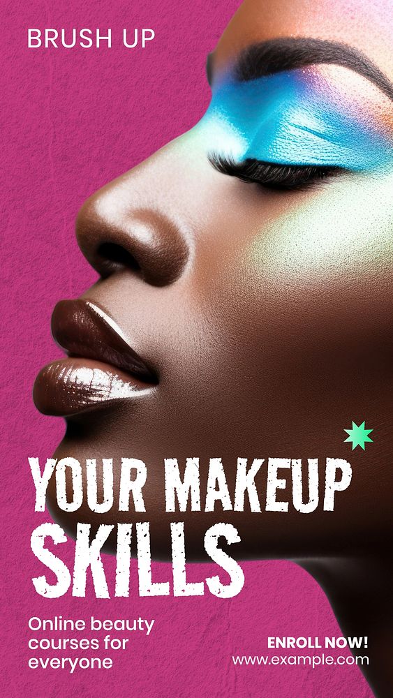 Makeup class Instagram story template