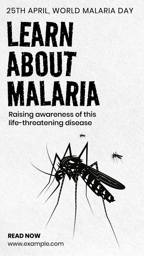 Malaria Instagram story template