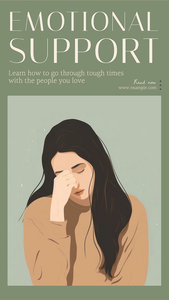 Emotional support inspiration template