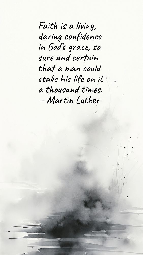 Martin luther's quote Instagram story template