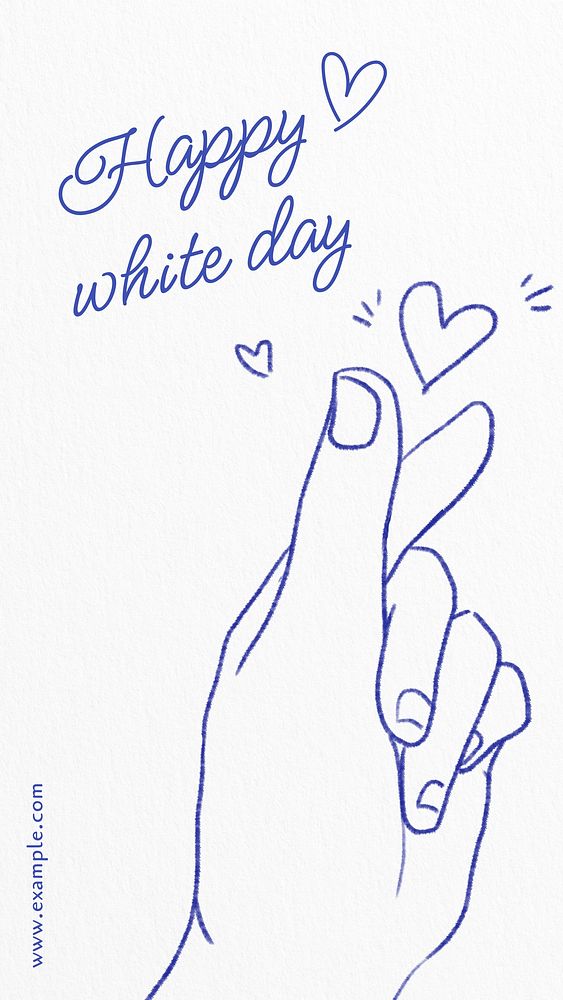 Happy White Day Instagram story template