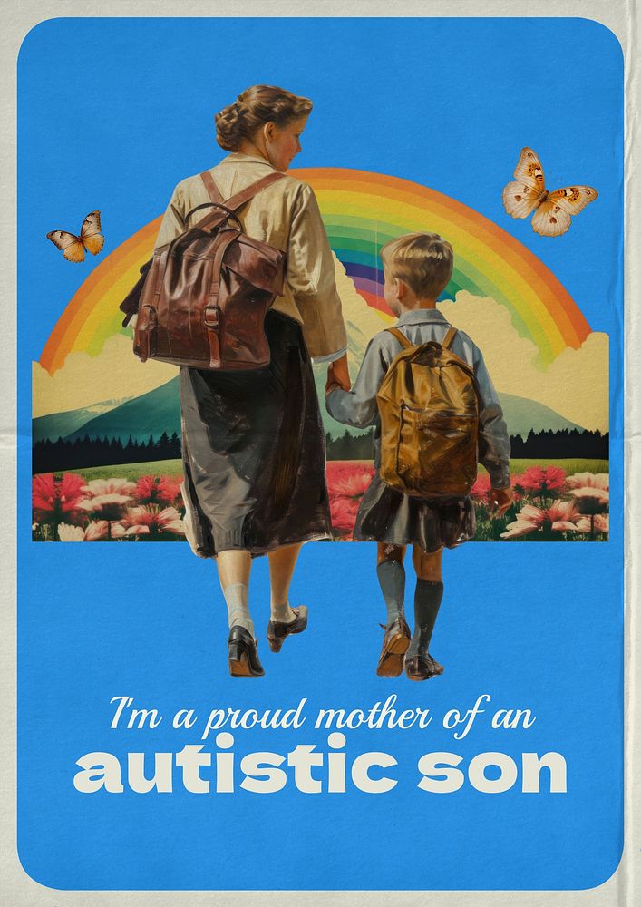 Proud parent  poster template