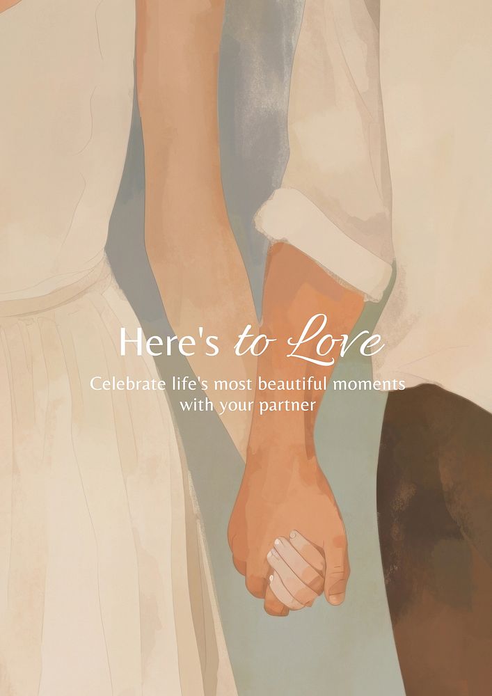 Love blog  poster template