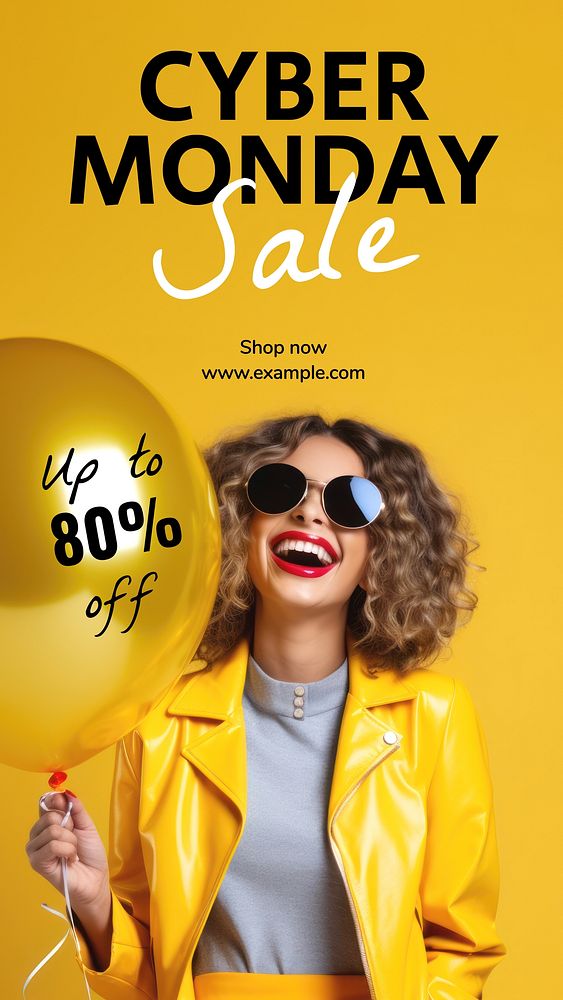 Cyber Monday sale Instagram story template