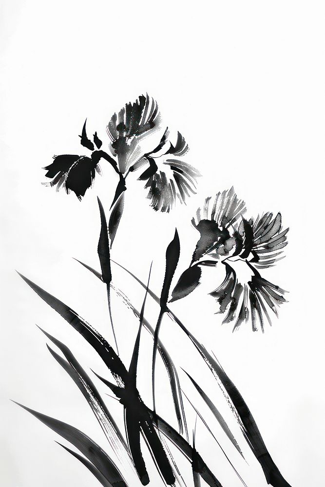 Lrisflower minimal art publication illustrated.