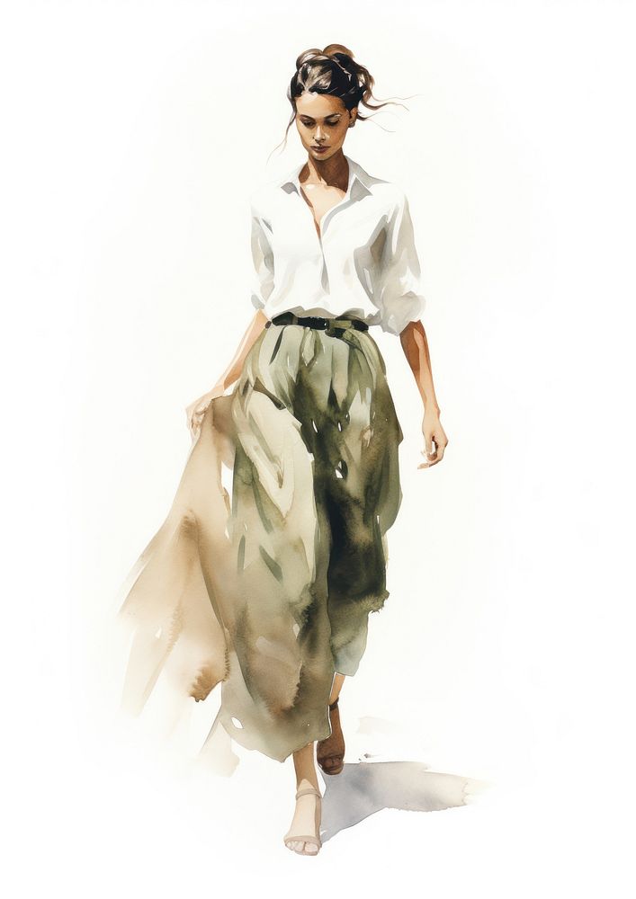 Illustration of woman clothing apparel person.