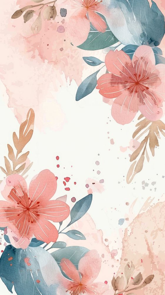 Graphics painting blossom pattern.