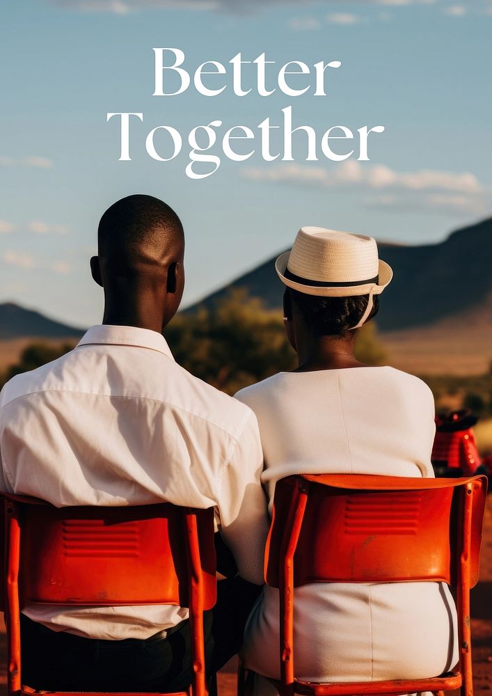 Better together poster template