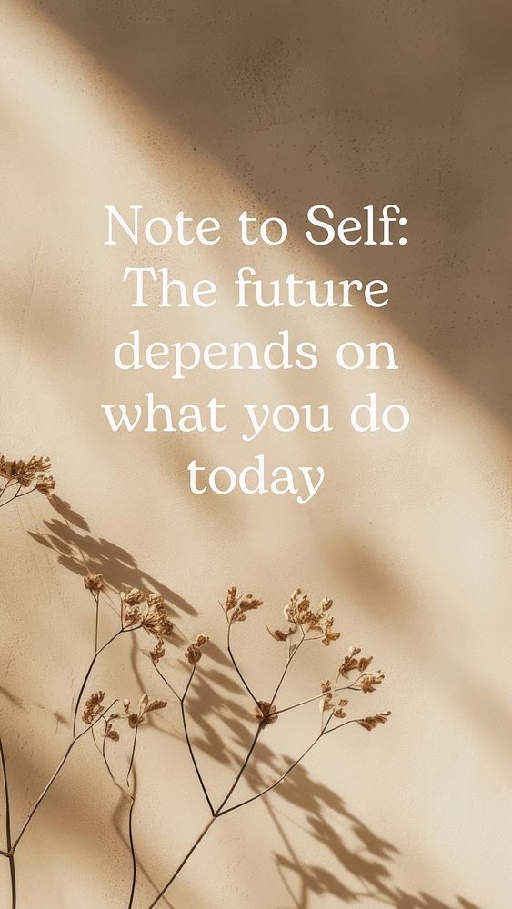 Self-motivation quote Instagram story template