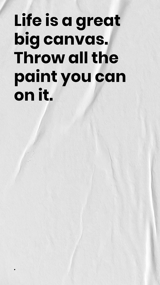 Life quote Instagram story template