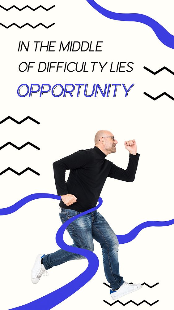 Opportunity quote Instagram story template