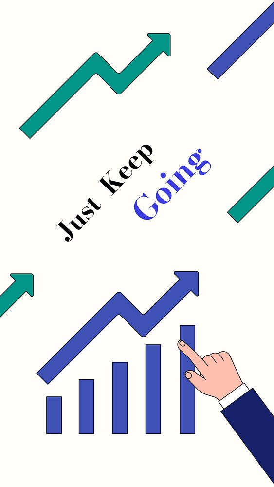 Just keep going Instagram story template