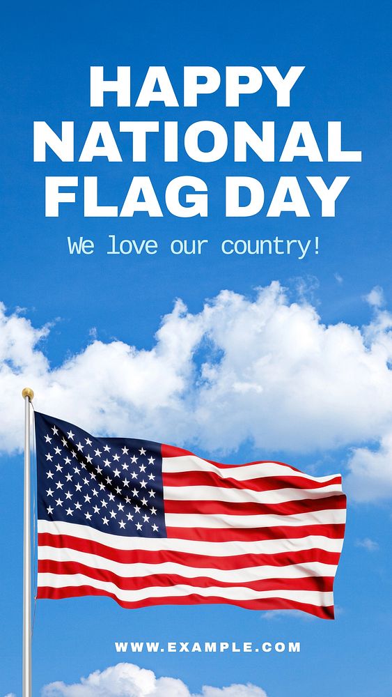 National Flag Day Instagram story template