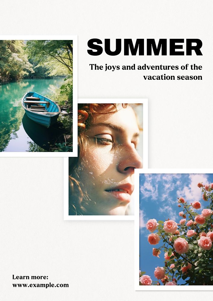 Summer poster template