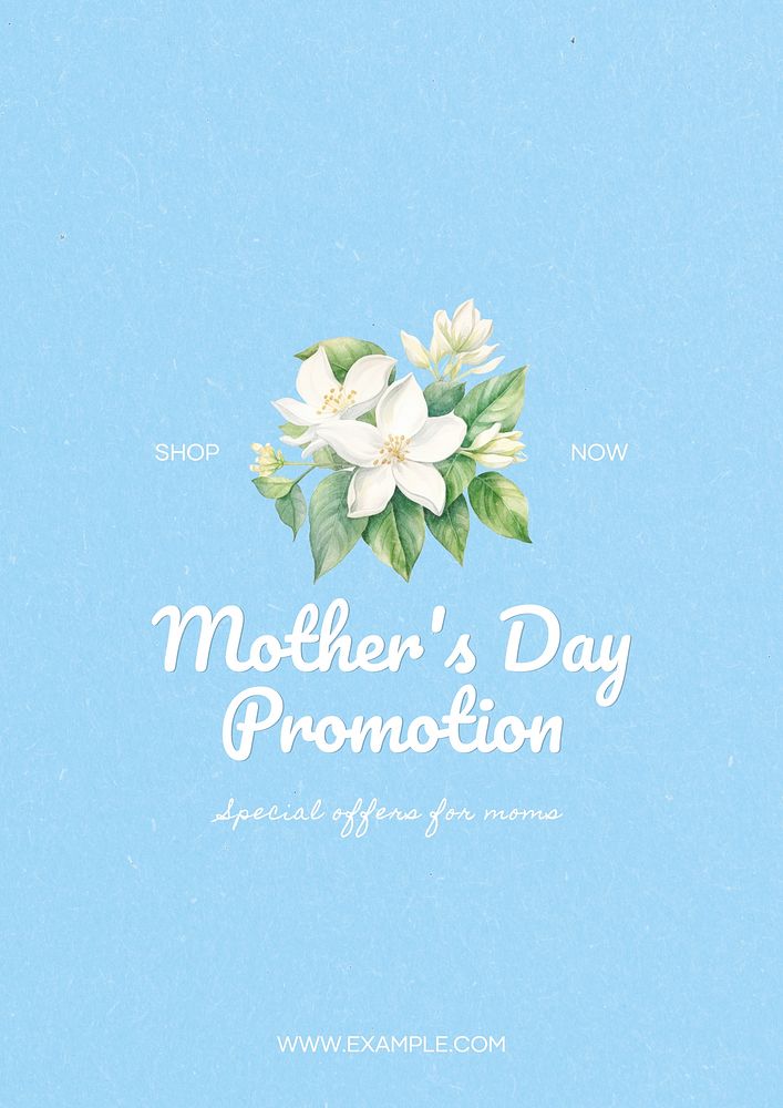 Mother's day promotion  poster template
