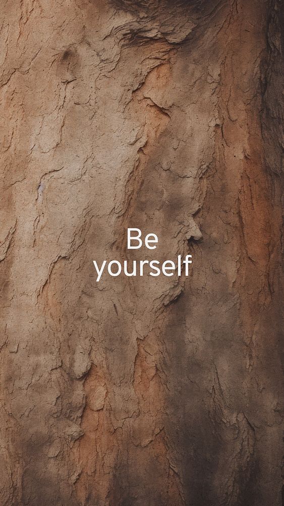 Be yourself quote Facebook story template
