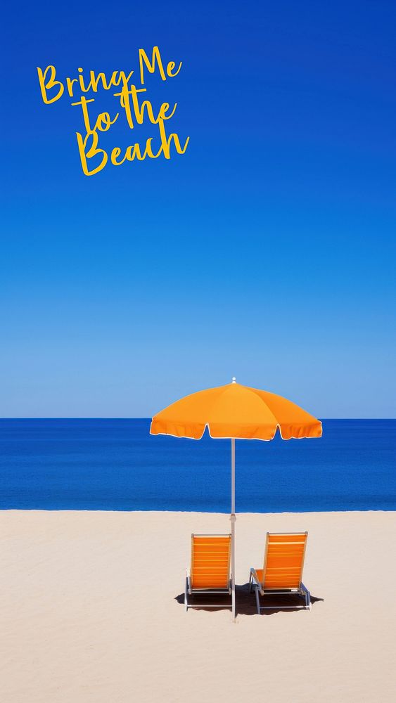 Summer time quote  mobile phone wallpaper template