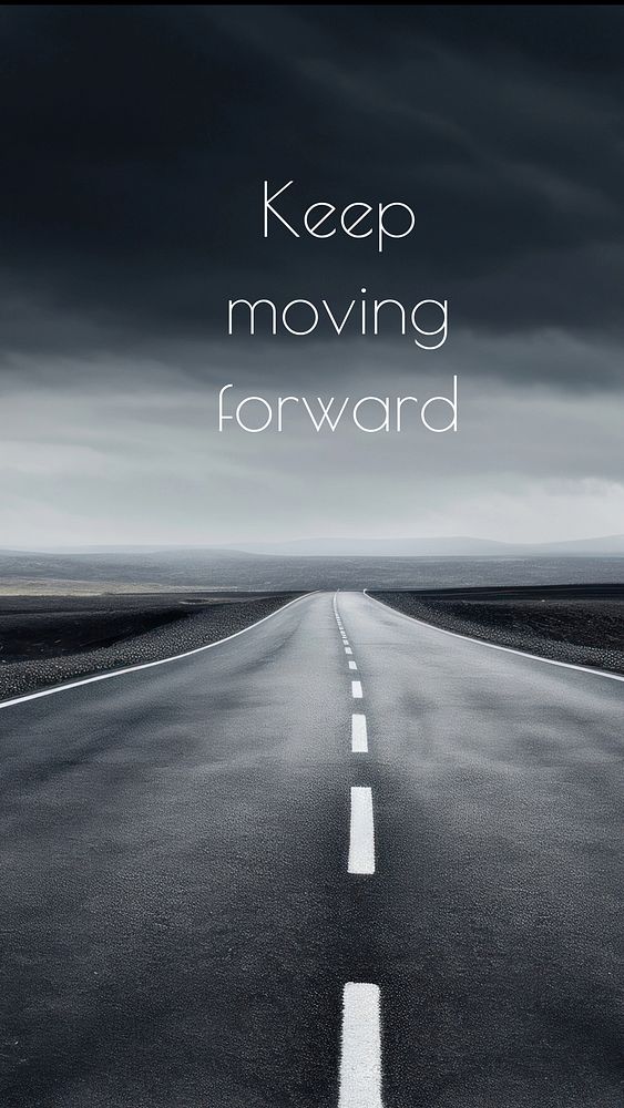 Keep moving quote Instagram story template