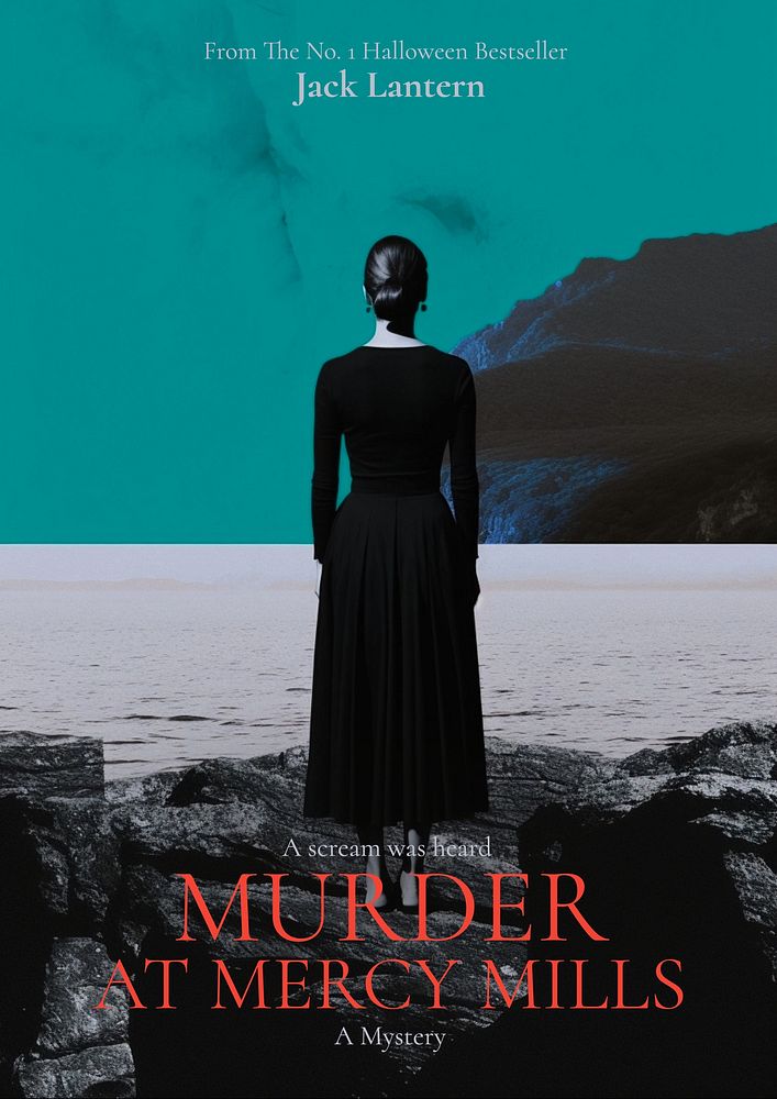 Murder mystery poster template