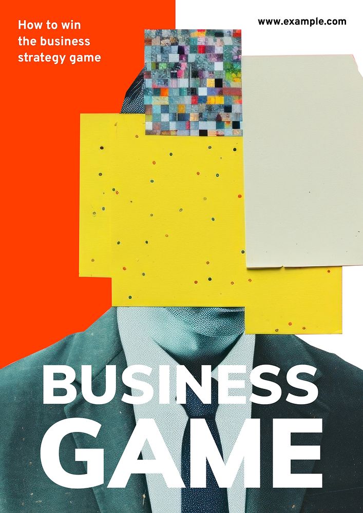 Business game   poster template