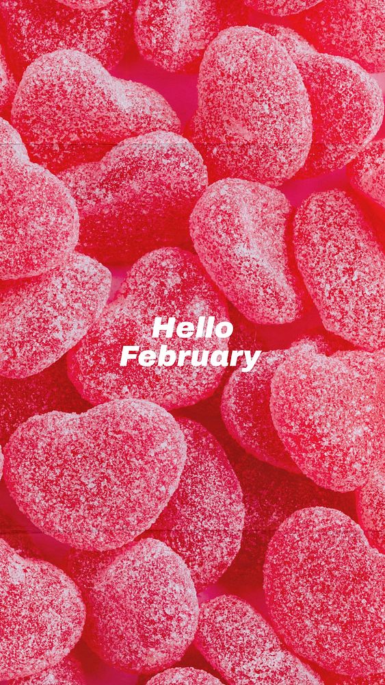 Hello February Facebook story template