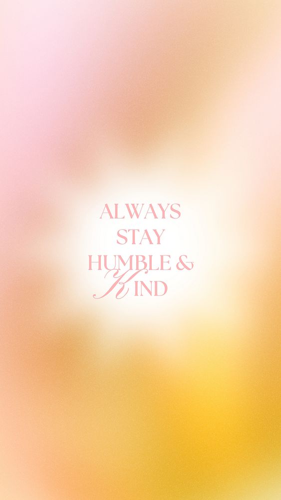 Humble & kind Facebook story template