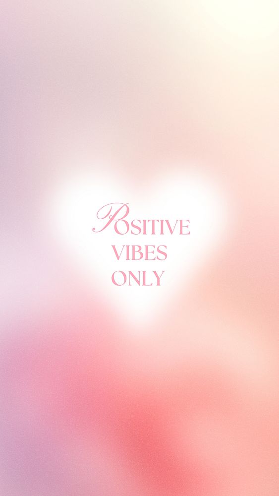 Positive vibes Facebook story template